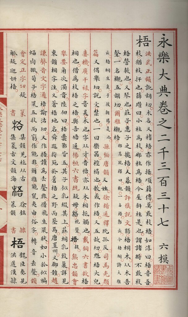 《永樂大典》The Yongle Encyclopedia